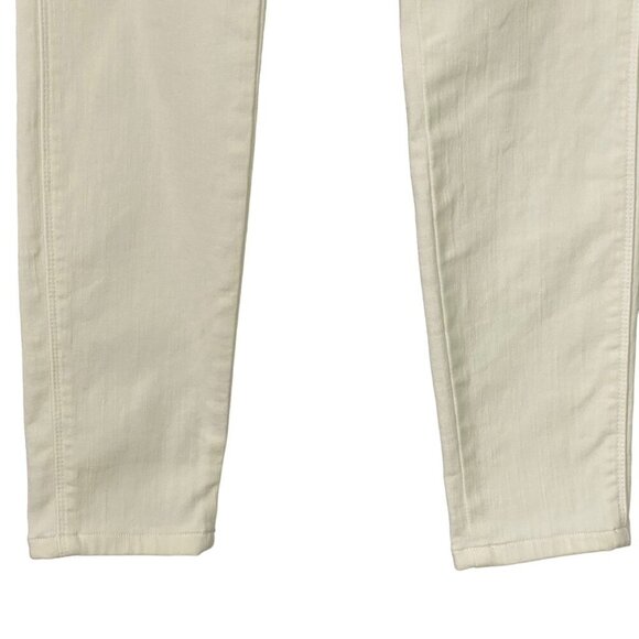 J Brand Natasha Sky High Skinny Jeans Sailor Blanc High Rise Button Fly Size 26 - Picture 6 of 12
